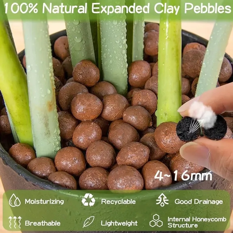 1LB Многоразовые гидропонные г – обзор и цена Clay Pebble Growing