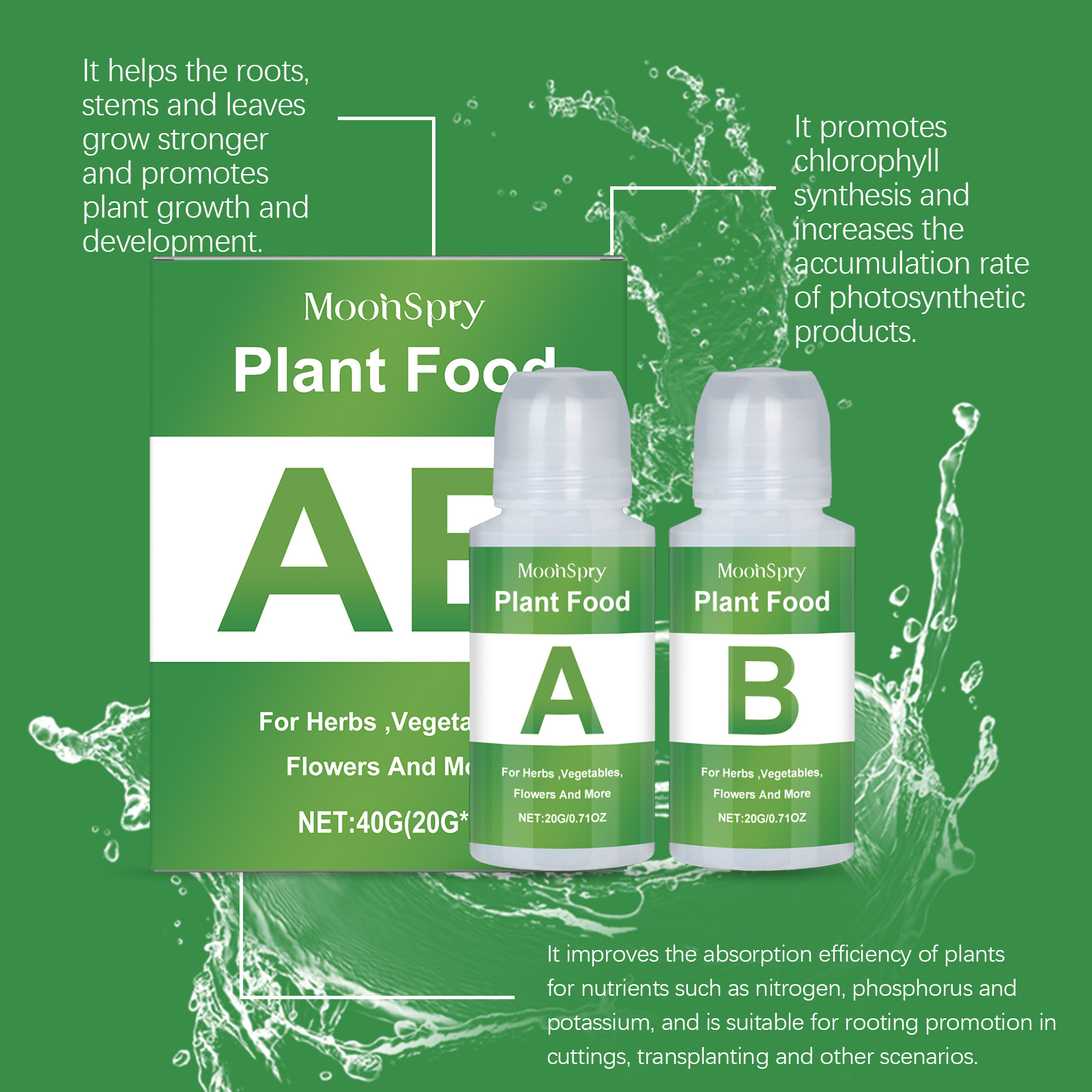 MoonSpry Гидропонный питательн – обзор и цена Nutrient Solution Ab